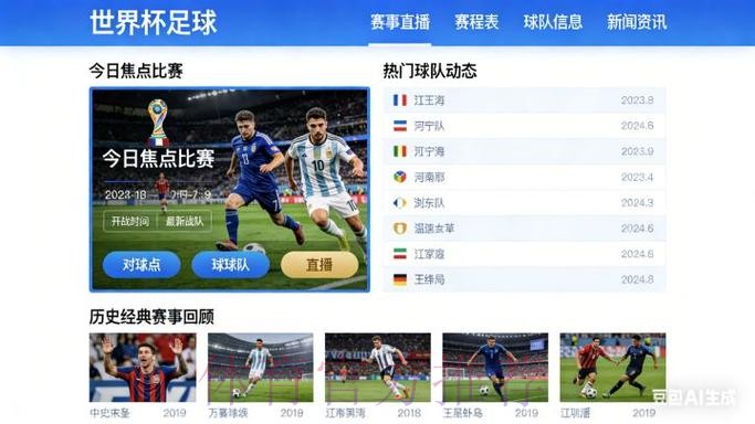 2026世界杯高清电脑直播平台推荐